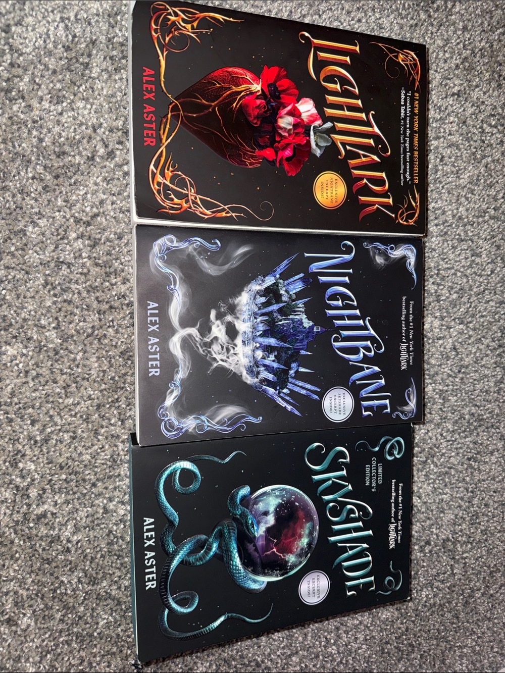 Lightlark series books 1-3
